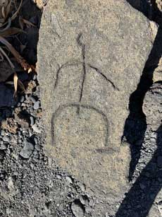 Hawaii Big Island, Kaloko-Honokohua National Historic Park petroglyph path