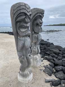 Sights at Pu’uhonua o Honaunau National Historic Park
