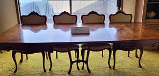 Dance judges table