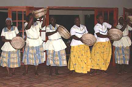 Garifuna dancers