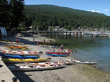 Deep Cove Canoe & Kayak rentals, Deep Cove, British Columbia