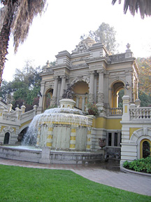 Santiago fountain on the Alameda