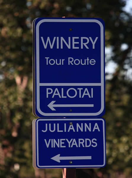 Oregon wine sign