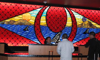 Tulalip stained glass