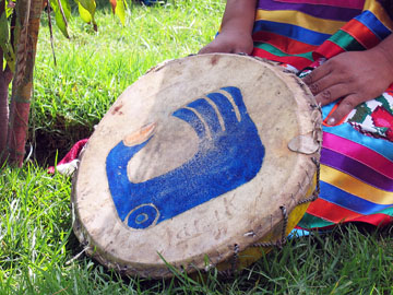 Huichol drum
