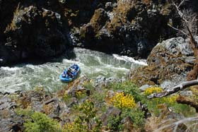 Rafting in Mule Creek Canyon