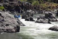 Rafting Blossom Bar on the Rogue River