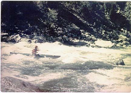 Lee Juillerat kayaking the Rogue River