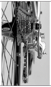 bicycle derailleur gearing system