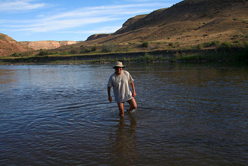 Author’s Last Plunge in the Gunnison River