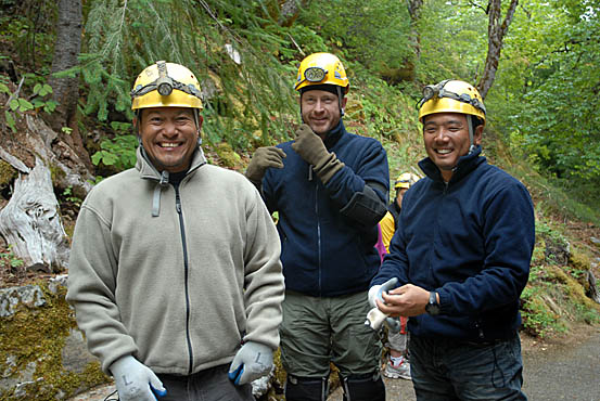 Oregon Caves cavers ready to go
