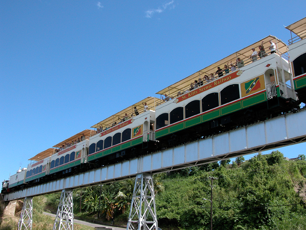 St. Kitts train upper deck