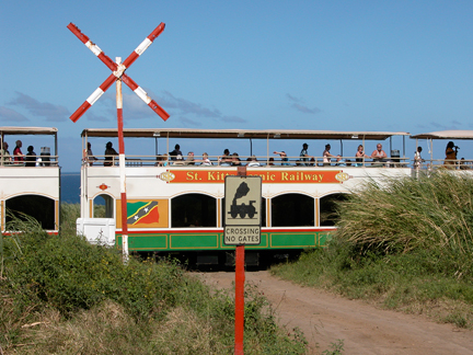 St. Kitts train crossing