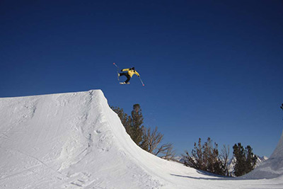Big air on June Mountain