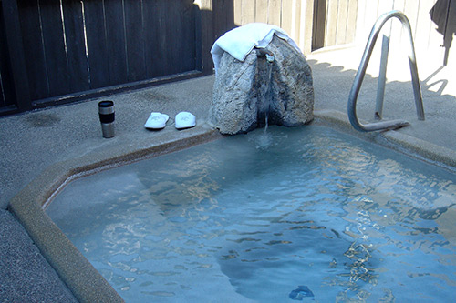 Surprise Valley Hot Springs Resort, featuring a private, spring-fed hot tub