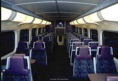 Altamont Express coach interior