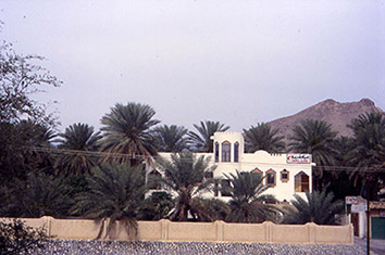 Oman Nizwa home among the palm trees