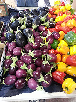San Francisco Farmers Market vegetables