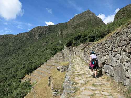 Machu Picchu trail to Sun Gate