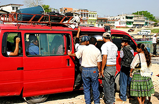Guatemala tourist taxi