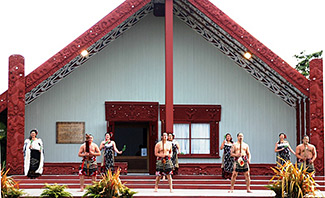 New Zealand Maori Powhiri ceremony
