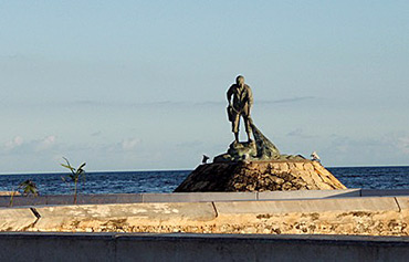 Chetumal Monument Fisherman