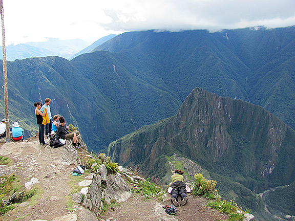 Machu Picchu Montana view from top