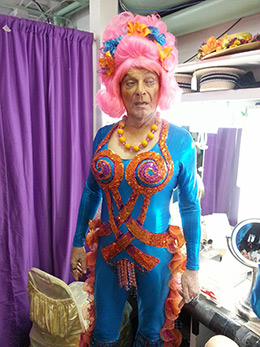 Fabulous Palm Springs Follies actor in drag
