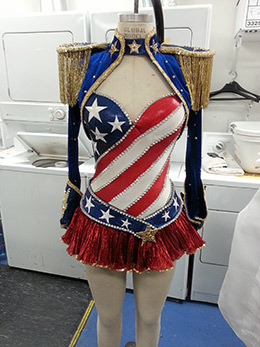 Fabulous Palm Springs Follies patriotic costume