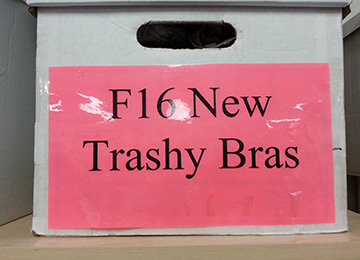 Fabulous Palm Springs Follies box of trashy bras