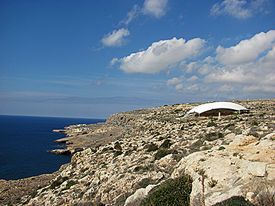 Ħaġar Qim coastal location