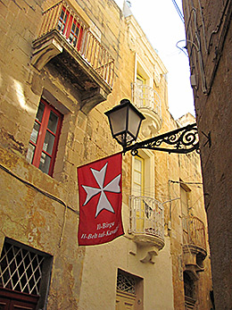 Maltese Cross Knights of St John flag 