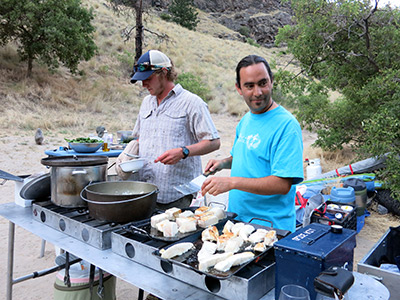 Hells Canyon Snake River camp cooks