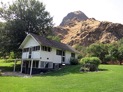 Hells Canyon Snake River historic ranch house