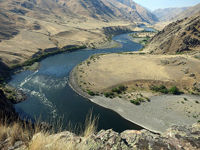 Hells Canyon Snake River view from Suicide Point