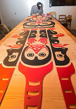 Haida artist Eric Parnel