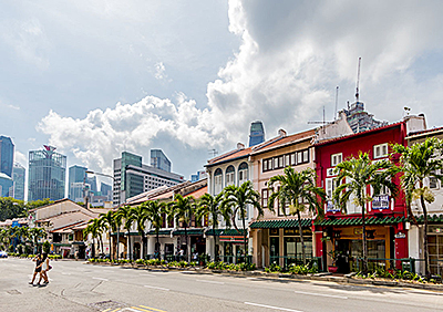 Singapore shophouses