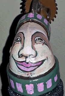 Edgefield, painted pipe elbow