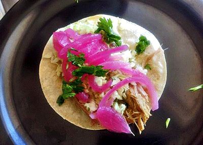 Portland food cart taco