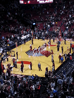 Portland Trail Blazers half time show