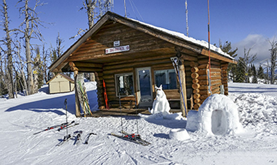 Brundage ski patrol cabin