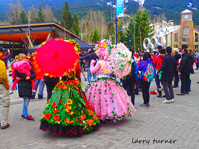 Whistler dancing