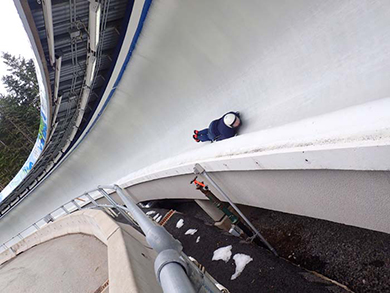 Whistler Olympic bobsled course