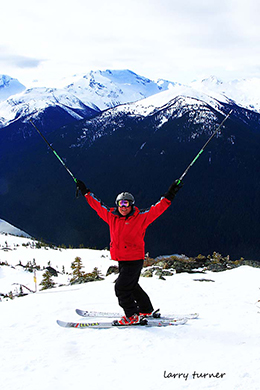Whistler happy skier