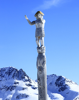 Whistler totem pole top