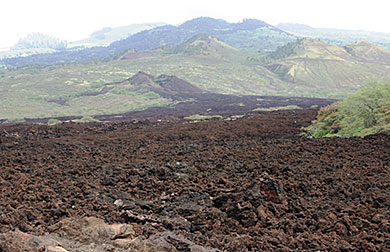 Haleakala lava field