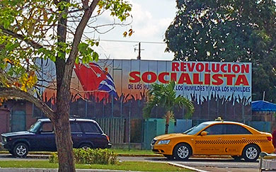 Cuban revolution sign