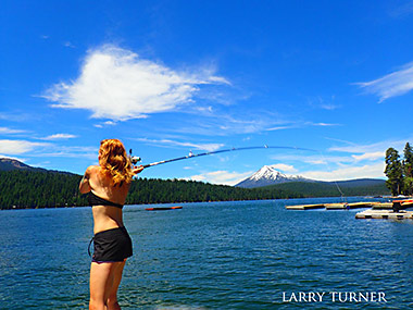 Klamath, fishing in Lake of the Woods