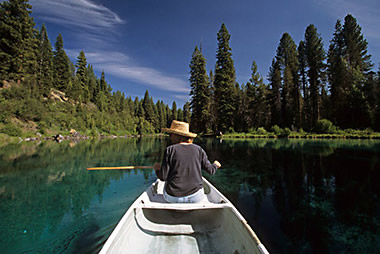 Canoeing on Wood River, Klamath