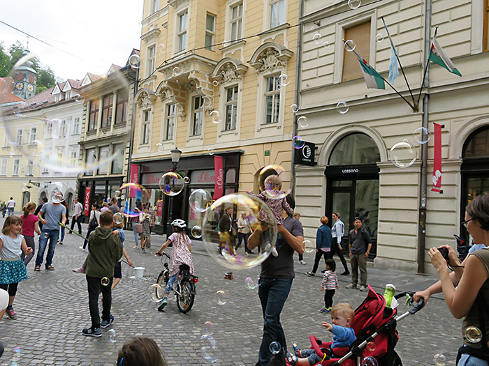 Downtown Lubljana fun